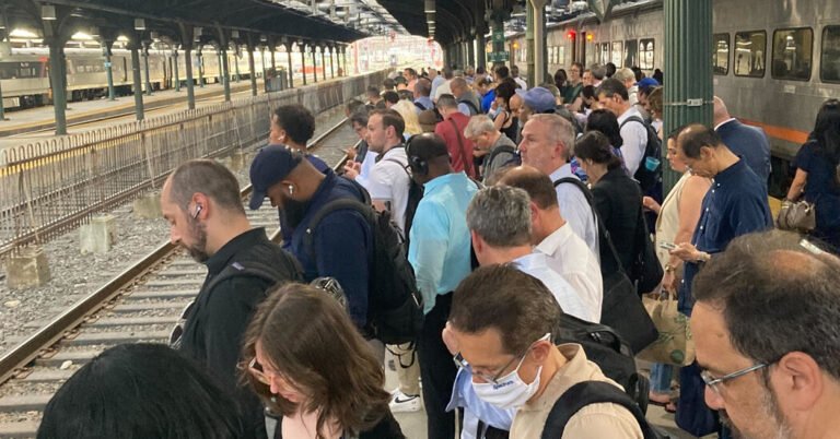 New Jersey transit service was disrupted for the third time